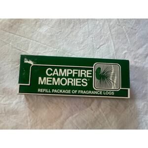 Sealed Campfire Memories Refill Package of Fragrance Logs Forest Smell Incense!